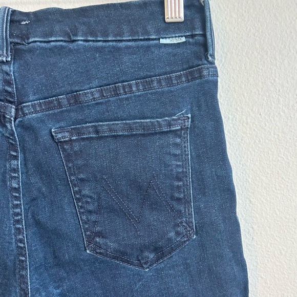 Mother High Waisted Looked Ankle Fray Skinny Jeans - Size 28 - Picture 5 of 8